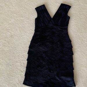 Adrianna Papell black cocktail dress